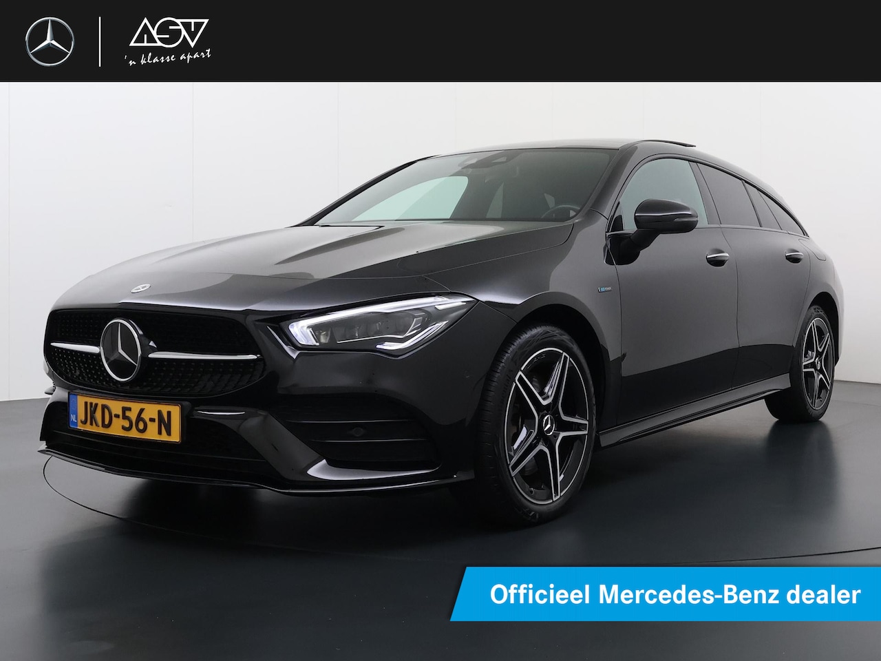 Mercedes-Benz CLA-klasse Shooting Brake - 250 e AMG-Line SOH 98% | Sfeerverlichting | Panorama-schuifdak | Head-up Display | Distron - AutoWereld.nl