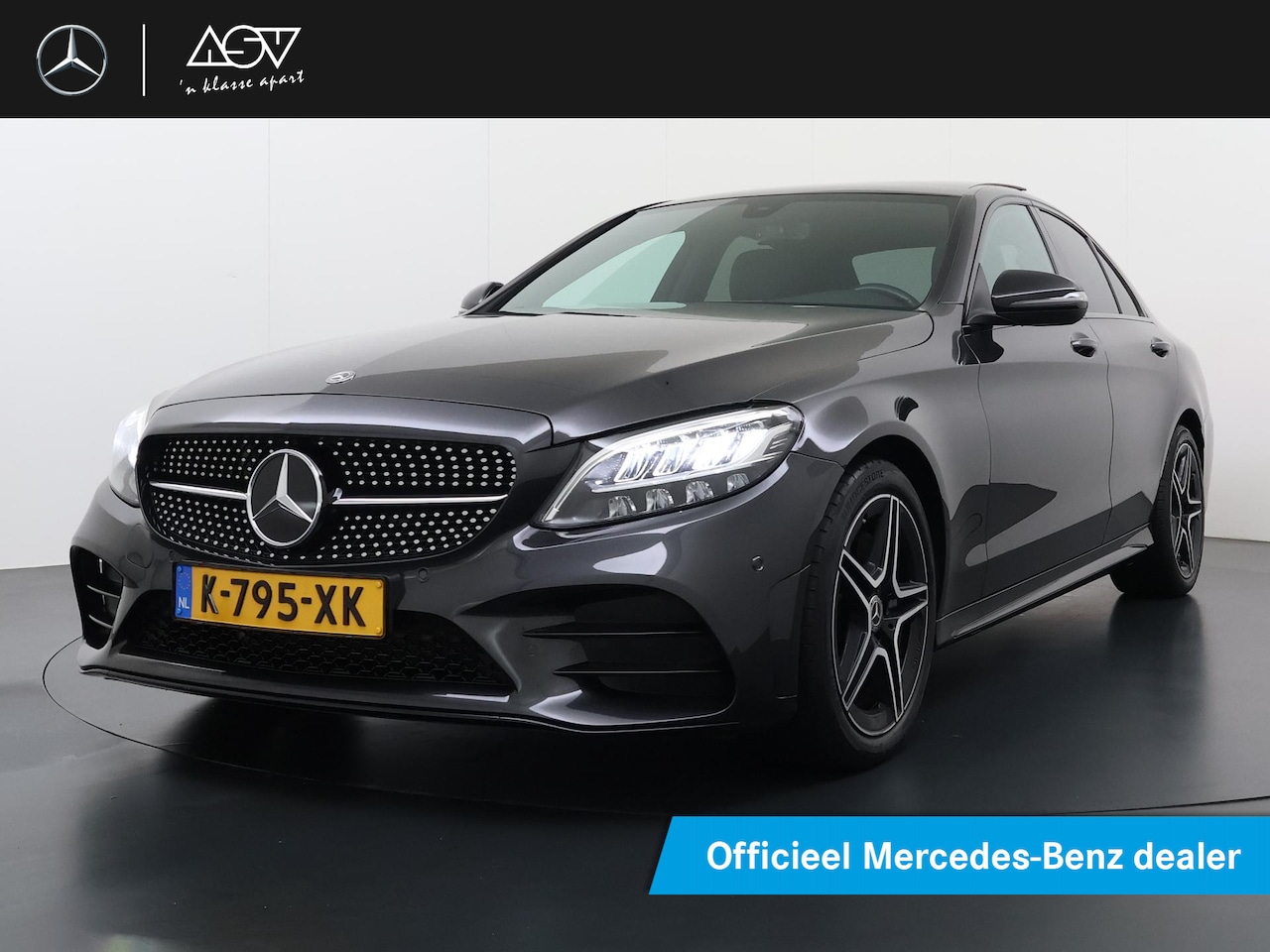Mercedes-Benz C-klasse - 180 Business Solution AMG | Panorama - Schuifdak | Nightpakket | Volledig Dealeronderhoude - AutoWereld.nl