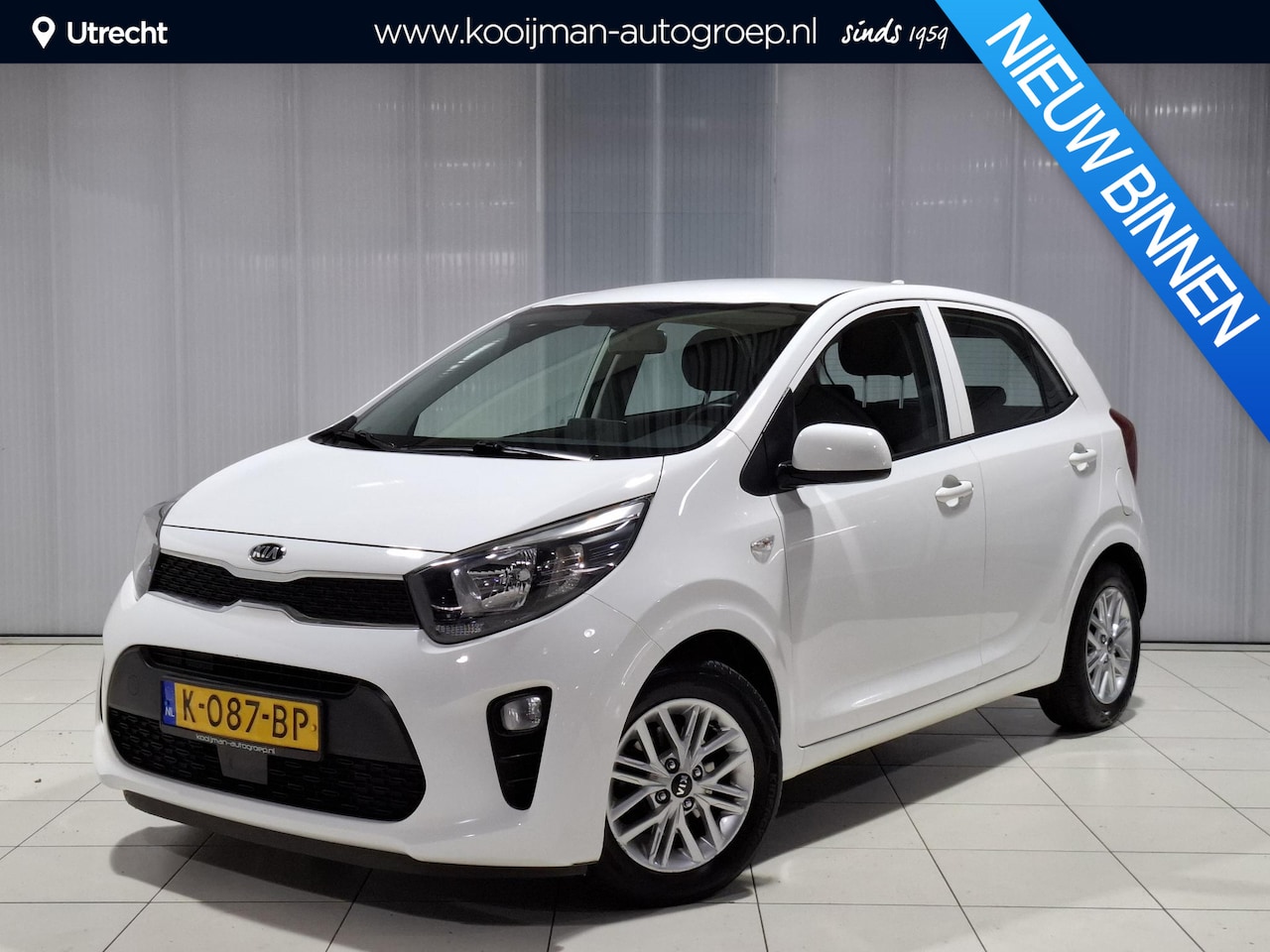 Kia Picanto - 1.0 DPi DynamicLine Apple Carplay/Android Auto, Airco, Camera. - AutoWereld.nl