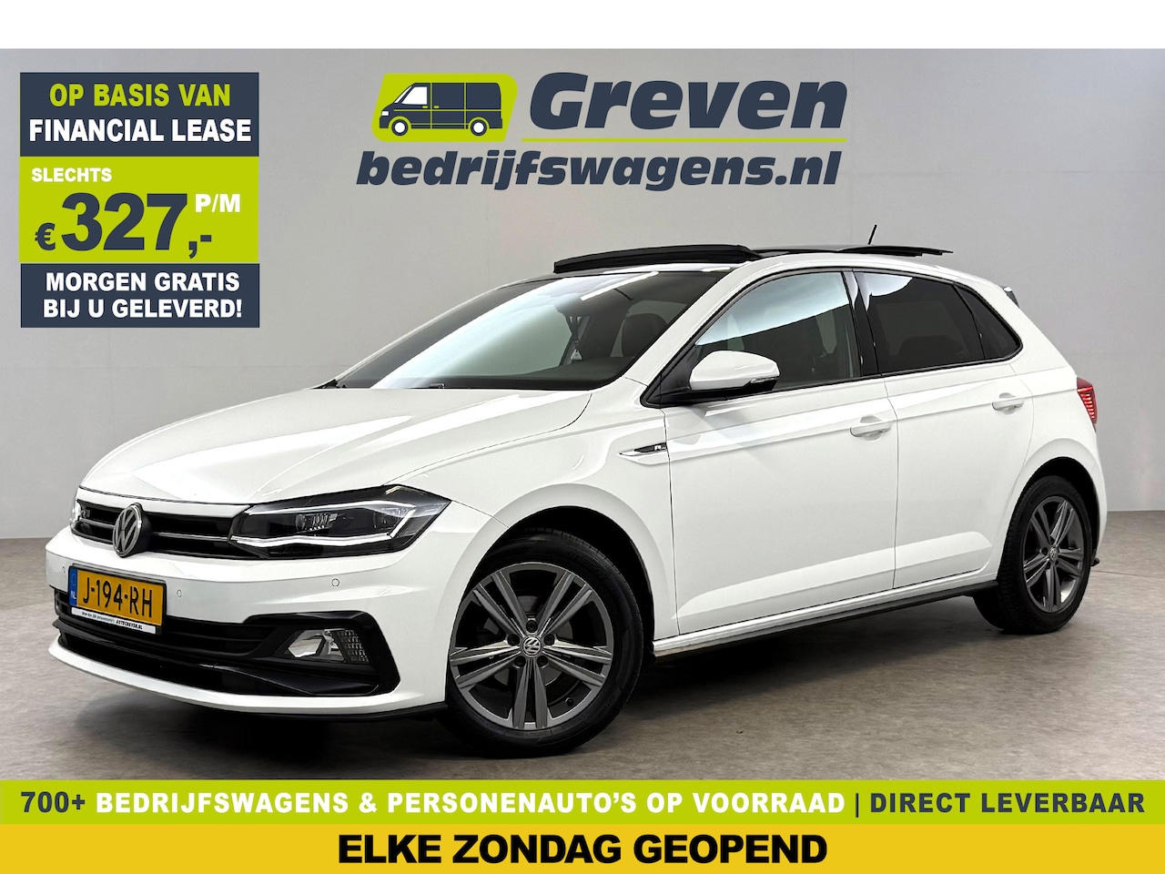 Volkswagen Polo - 1.0 TSI R-Line | Pano | Camera | Adap. Cruise | Carplay | Virtual | NAP - AutoWereld.nl