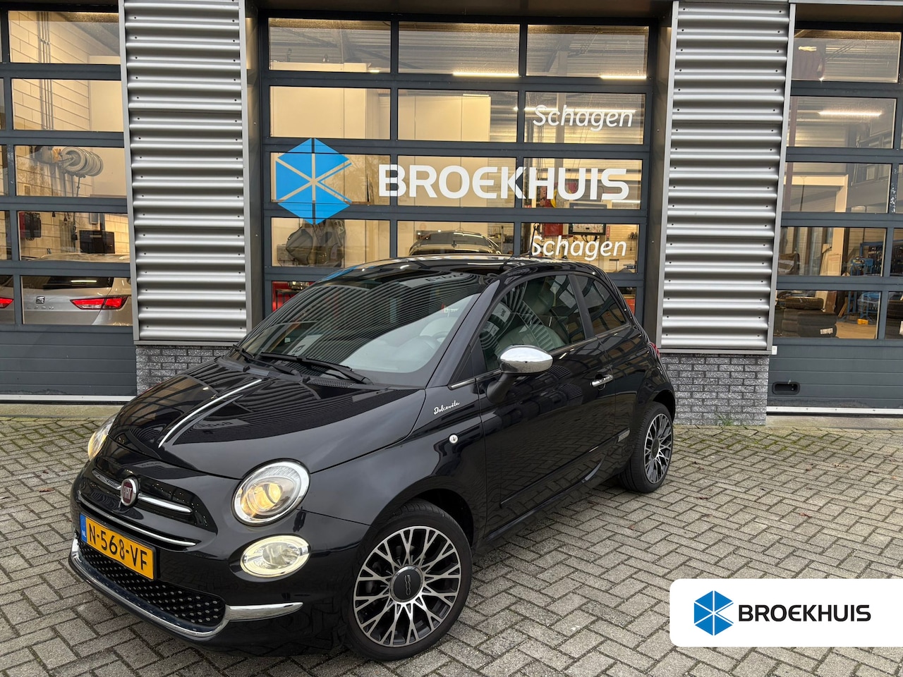 Fiat 500 - 1.0 Hybrid Dolcevita | Panoramadak | Parkeersensoren | Climatronic | LMV 16 inch | - AutoWereld.nl