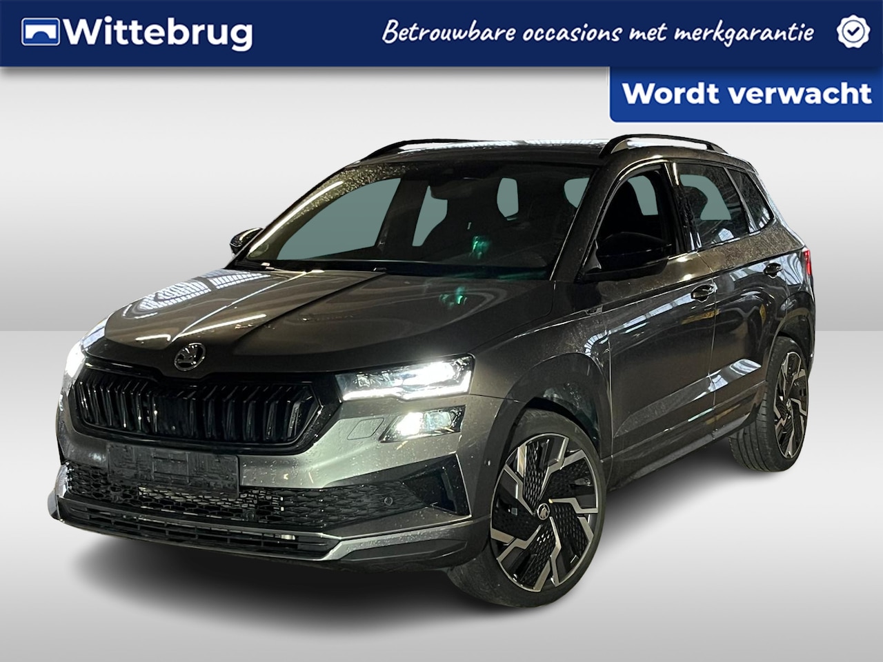 Skoda Karoq - 1.5 TSI 150PK DSG Sportline Business / Panorama dak / App.Connect /  LED Matrix / Elec. ac - AutoWereld.nl