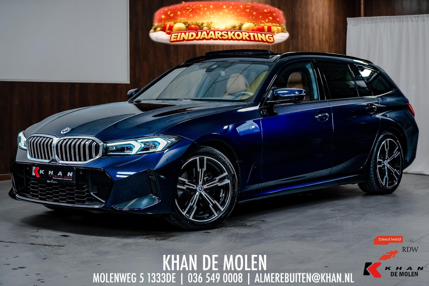 BMW 3-serie Touring - 320i High Executive BTW|M-sport |Pano|Memor|Head-Up|Trekhaak - AutoWereld.nl