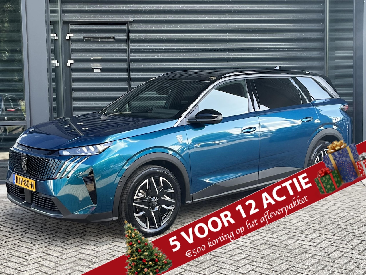 Peugeot 5008 - 1.2 Hybrid 136 GT 7p. Panoramadak Stoelmassage 360-Vision Stoelverwarming - AutoWereld.nl