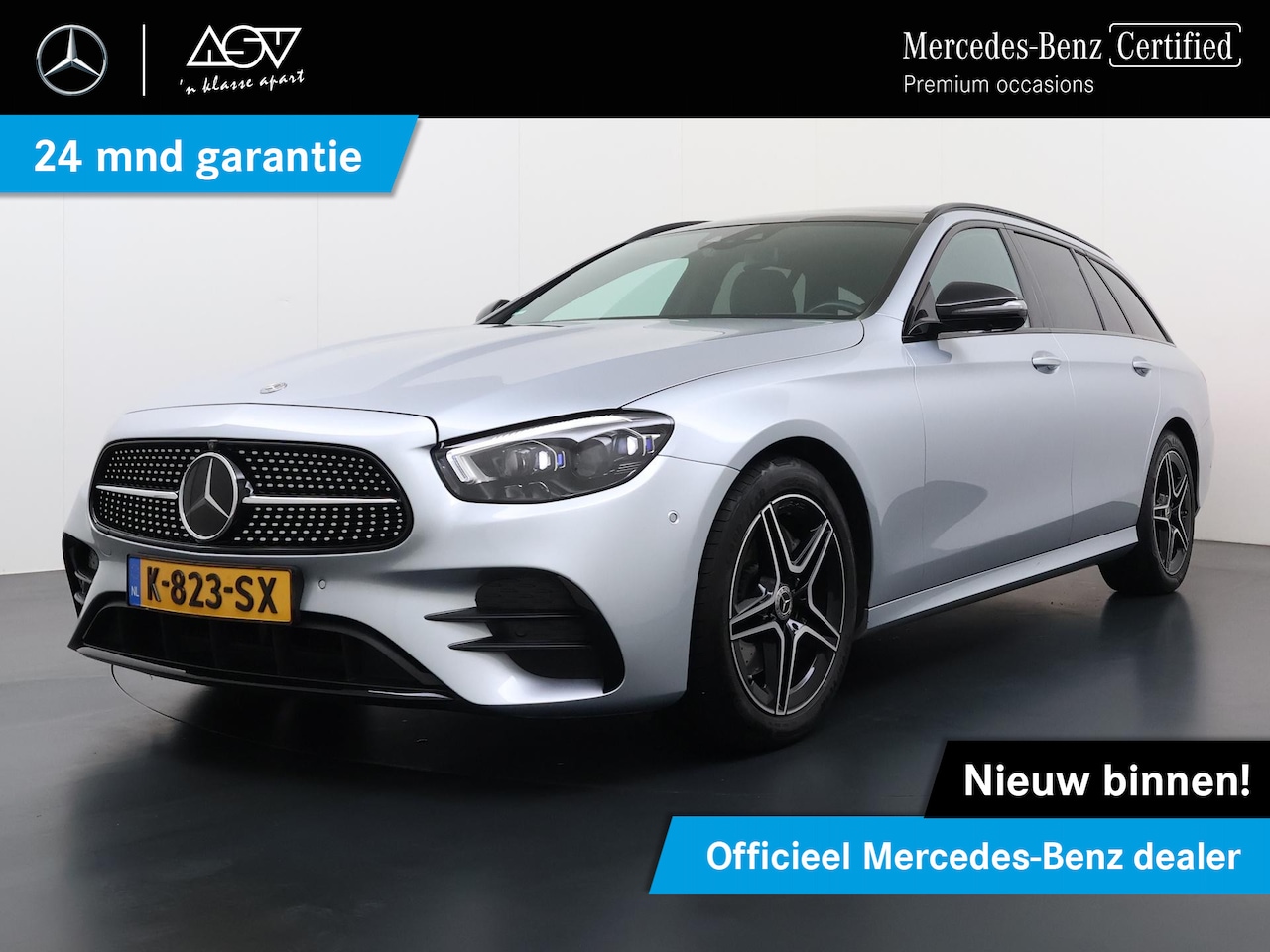 Mercedes-Benz E-klasse Estate - 200 AMG Business Solution Panoramadak, Head-up Display, Nappa lederen bekleding - AutoWereld.nl