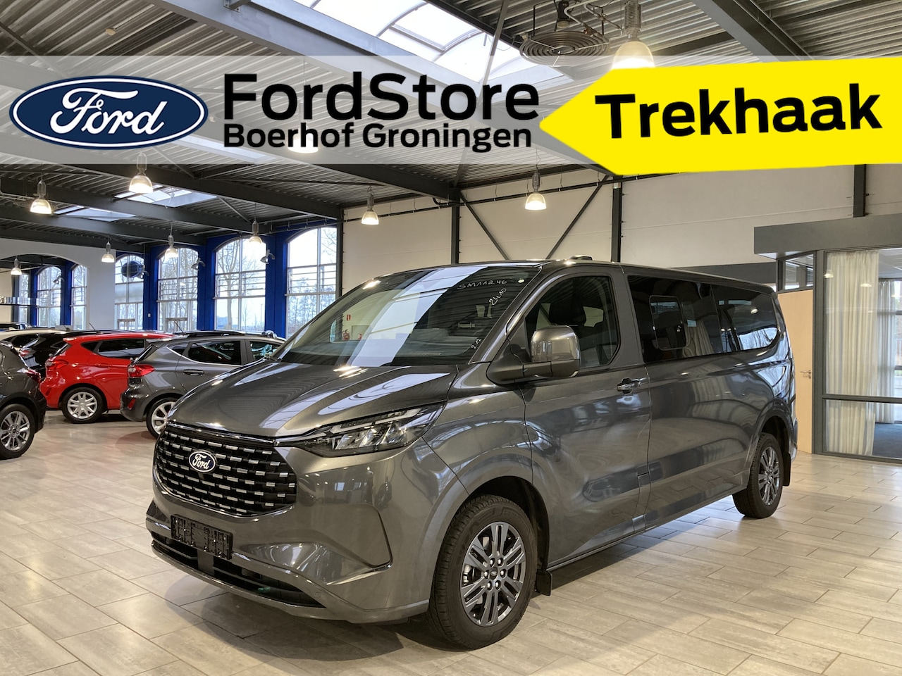 Ford Model T - Custom Titanium X 340 2.5 PHEV 233 pk L2 9 persoons | Elek. Trekhaak | Winter Pack | Camer - AutoWereld.nl