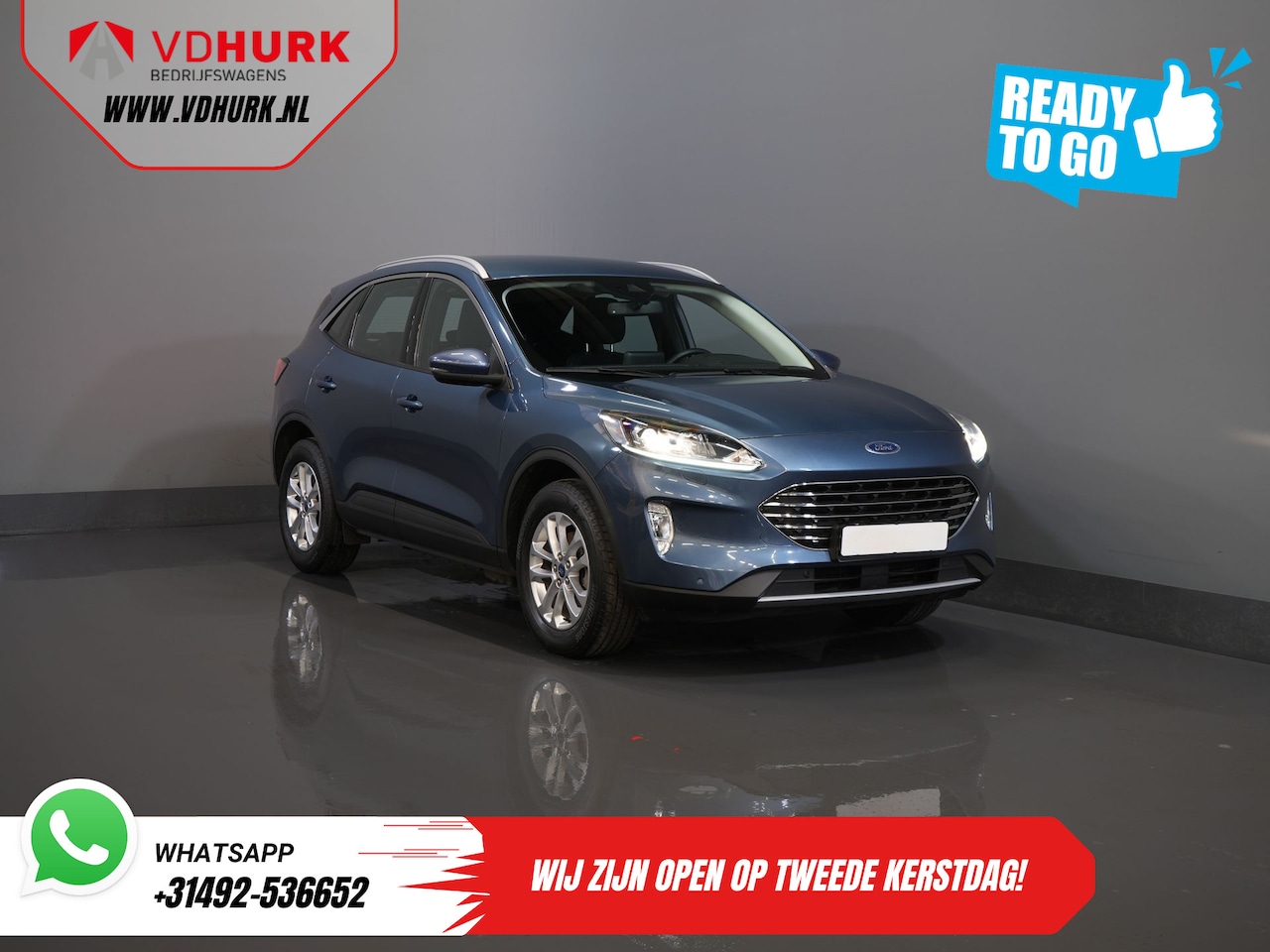 Ford Kuga - 2.5 PHEV 225 pk Titanium Navi/ Carplay/ Stoelverw./ Stuurverw./ Camera/ PDC/ Climate - AutoWereld.nl