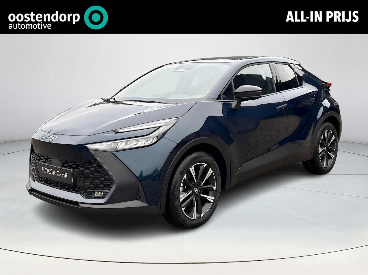 Toyota C-HR - 2.0 Plug-in Hybrid 220 Dynamic **MIDNIGHT TEAL/ NIEUWE AUTO/ DIRECT LEVERBAAR** - AutoWereld.nl