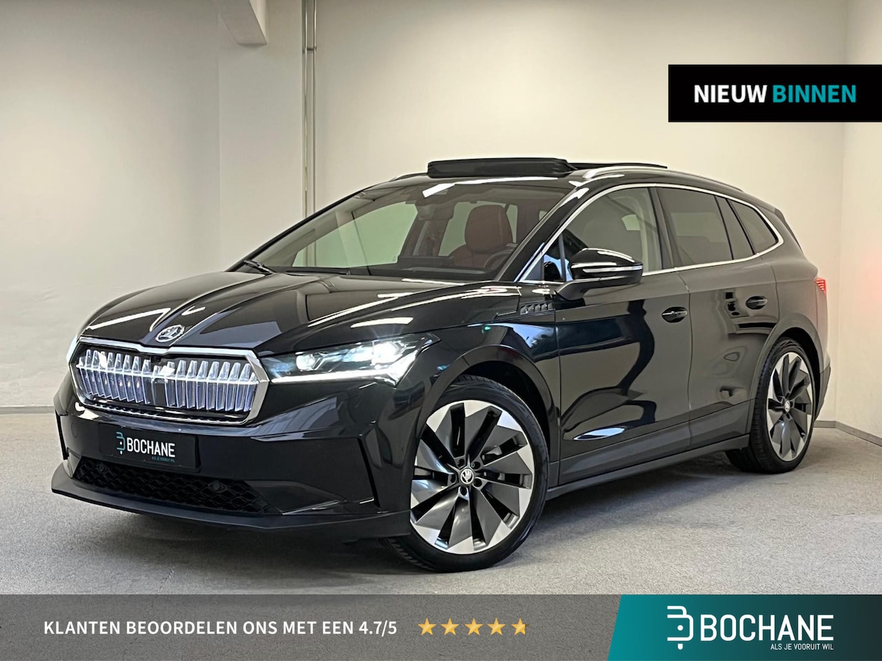 Skoda Enyaq iV - 80 Sportline | PANO | TREKHAAK | LEDER | 360º CAM | HEAD-UP | ACC | - AutoWereld.nl