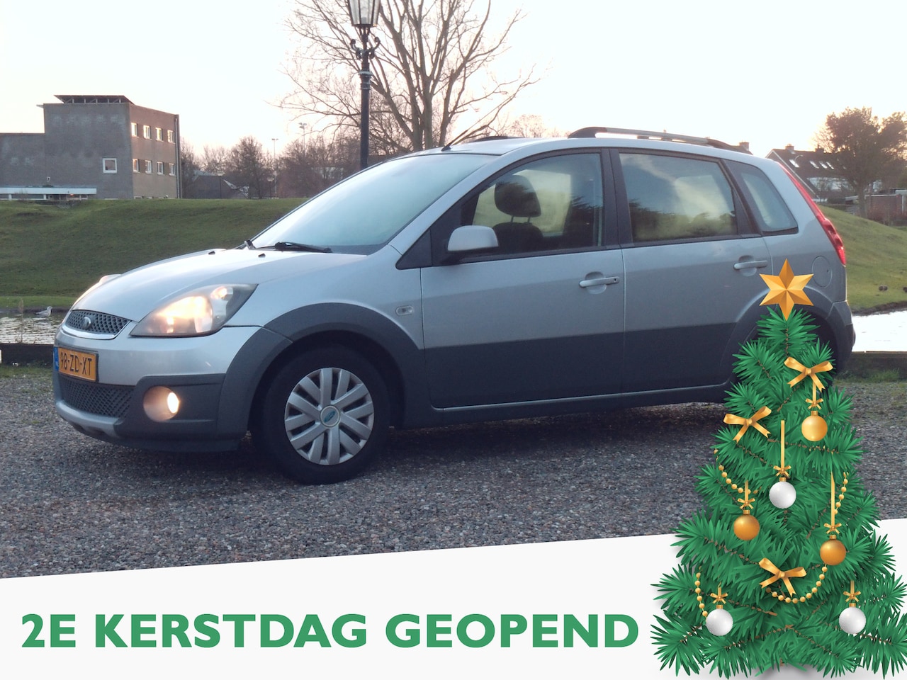 Ford Fiesta - 1.4-16V Crossroad - Airco Tweede kerstdag open van 10:00- tot 15:00 uur - AutoWereld.nl