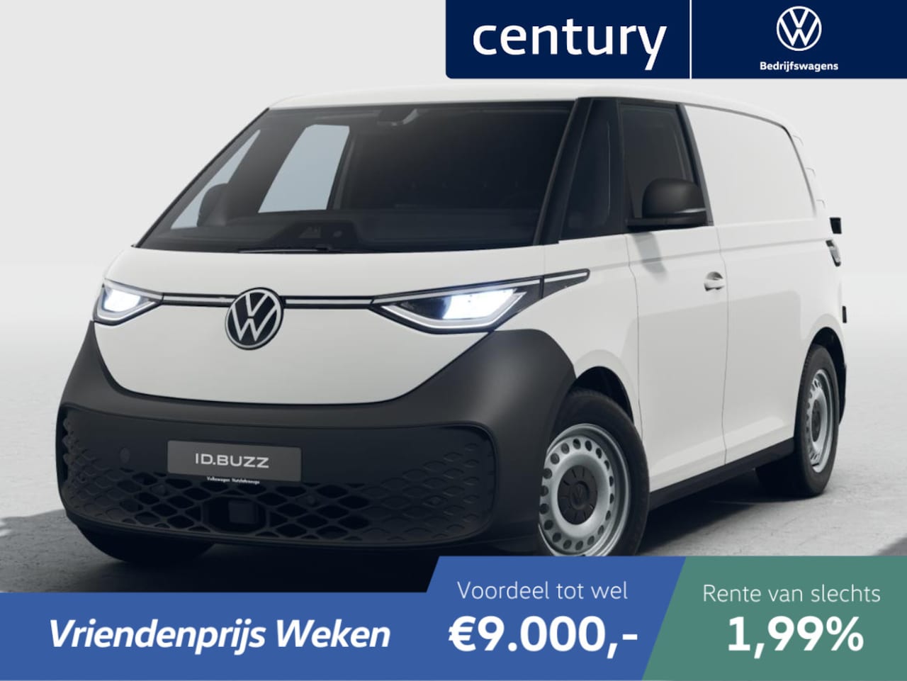 Volkswagen ID. Buzz Cargo - Bedrijfswagens Economy Business Elektromotor 210 kW (286 pk) 2988 - AutoWereld.nl
