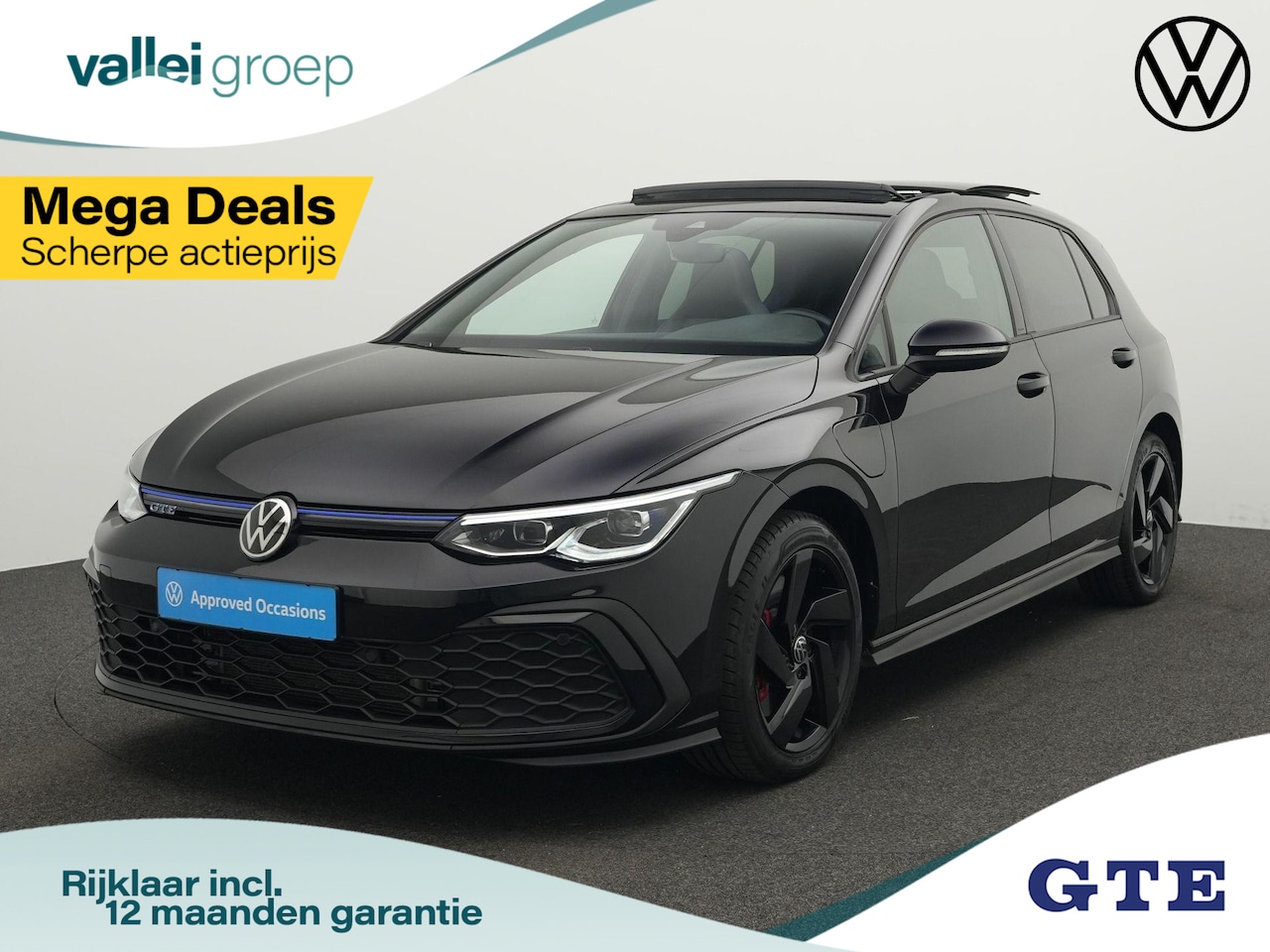 Volkswagen Golf - 1.4 eHybrid 245 pk DSG GTE | Panoramadak | Stuur-/stoelverwarming | Navigatie | Parkeersen - AutoWereld.nl