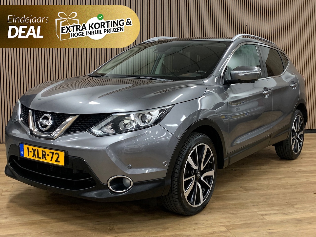 Nissan Qashqai - 1.2 Visia|Panoramdak|360camera|Navigatie|Climate Control| - AutoWereld.nl