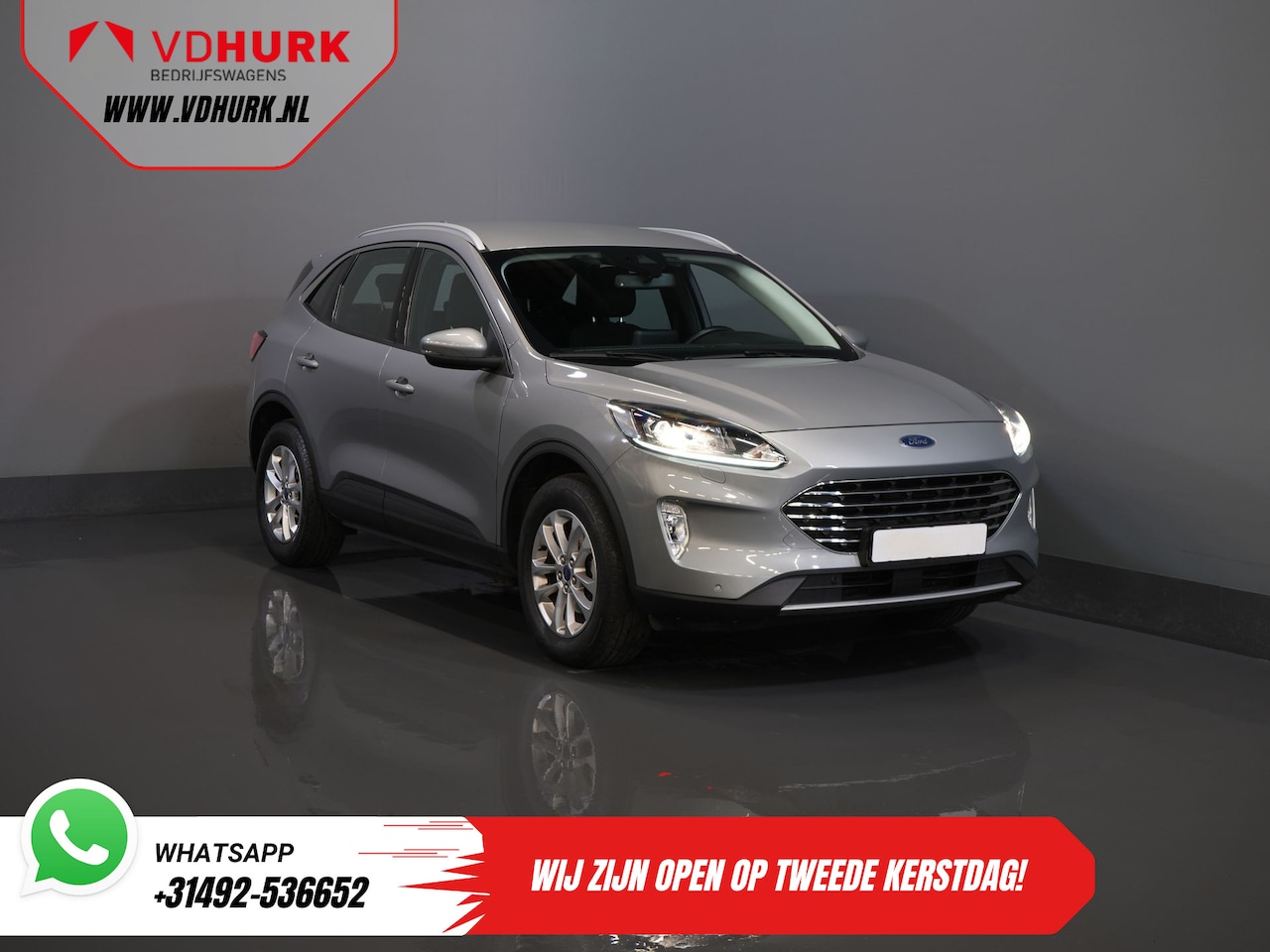 Ford Kuga - 2.5 PHEV 225 pk Titanium Navi/ Carplay/Stoelverw./Stuurverw./ Camera/ PDC/ Climate - AutoWereld.nl