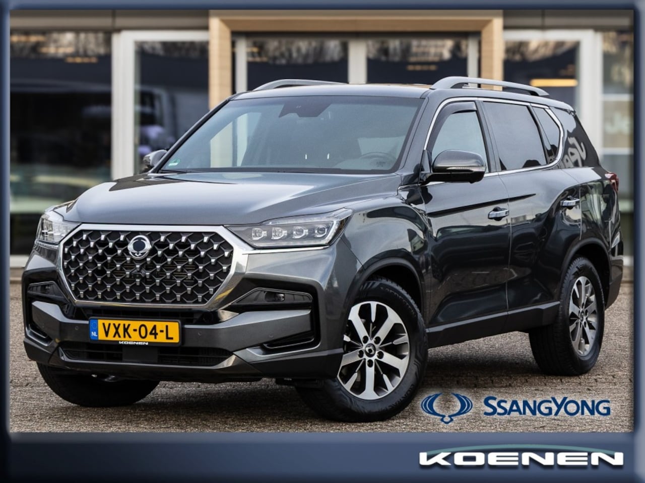 SsangYong Rexton - 2.2 E-XDI SAPPHIRE 4WD 3500 Trekgewicht, GRIJS Kenteken - AutoWereld.nl
