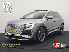 Audi Q4 e-tron - 50 quattro S-Line 77 kWh 299pk Dealer O.H. INCL BTW | Panodak | Lederen Sportstoelen Verwa