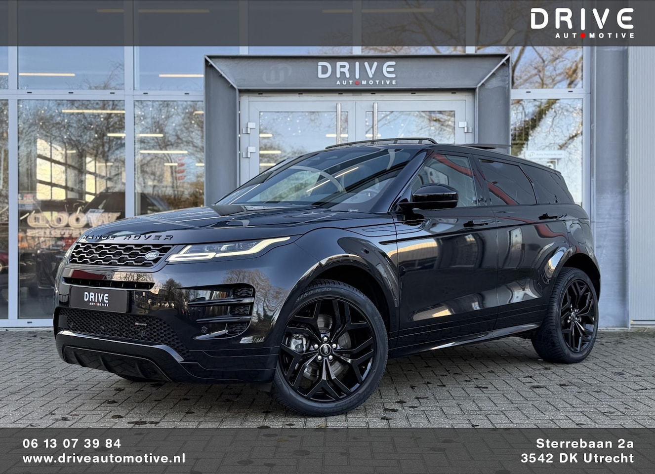 Land Rover Range Rover Evoque - 1.5 P300e AWD R-Dynamic SE Black Style|Schuif/Kantel dak|Sfeer|Meridian|Memory|ACC|Winterp - AutoWereld.nl