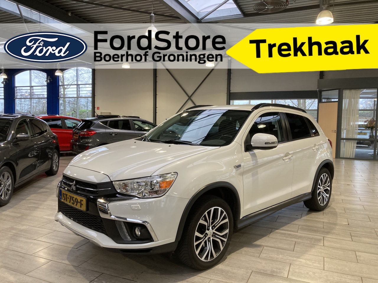Mitsubishi ASX - 1.6 Cleartec 117 pk Connect Pro | Trekhaak | Camera | 18" | Apple Carplay | 4 seiz. banden - AutoWereld.nl