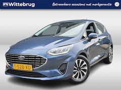 Ford Fiesta - 1.0 EcoBoost Hybrid Titanium | Parkeersensoren | Keyless Entry | Stoel en Stuurverwarming