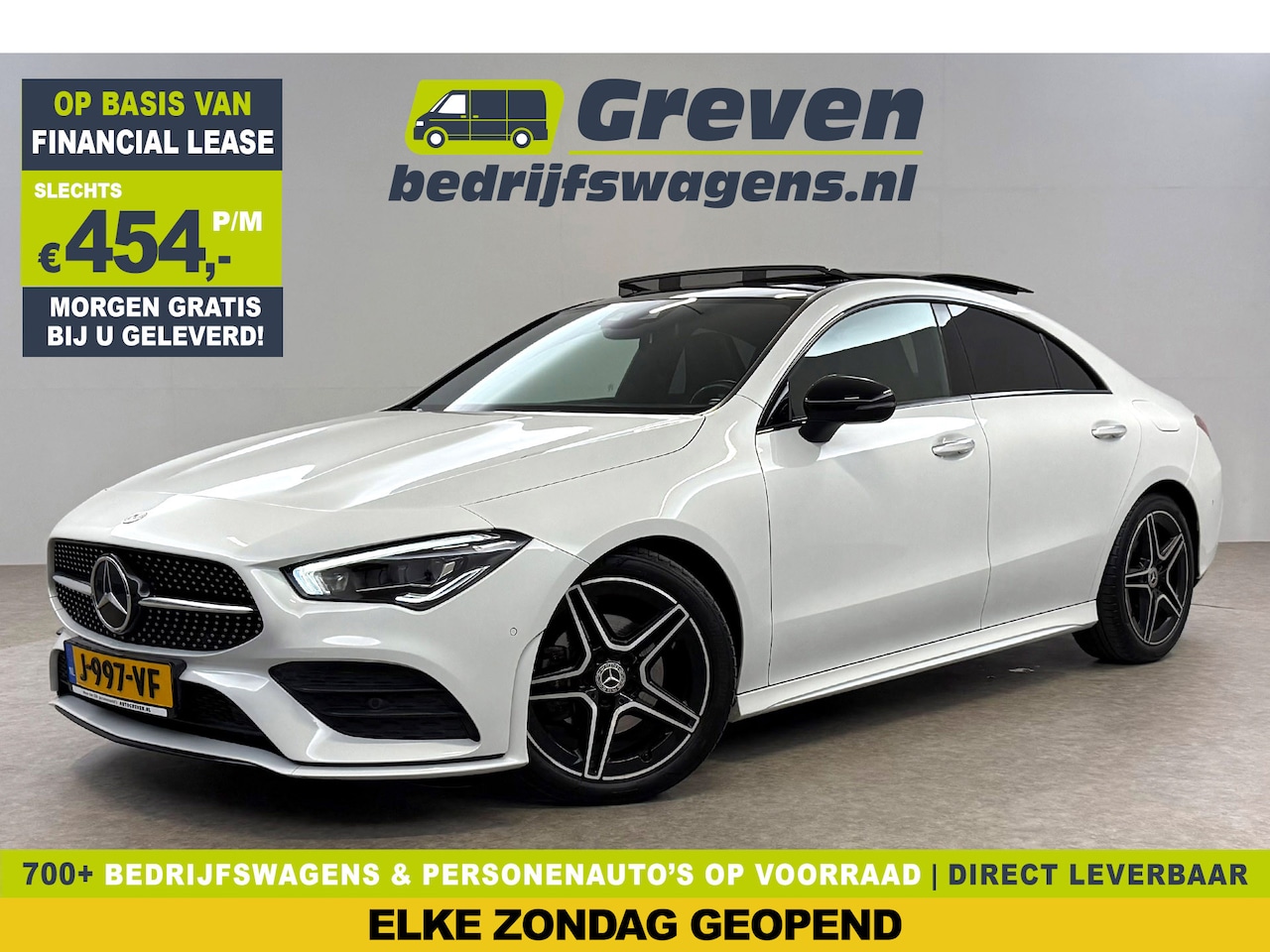 Mercedes-Benz CLA-Klasse - 180 AMG | Pano | Virtual | Memory | Sfeer | Stoelverw. | Burmester | Cruise | Navi | Keyle - AutoWereld.nl
