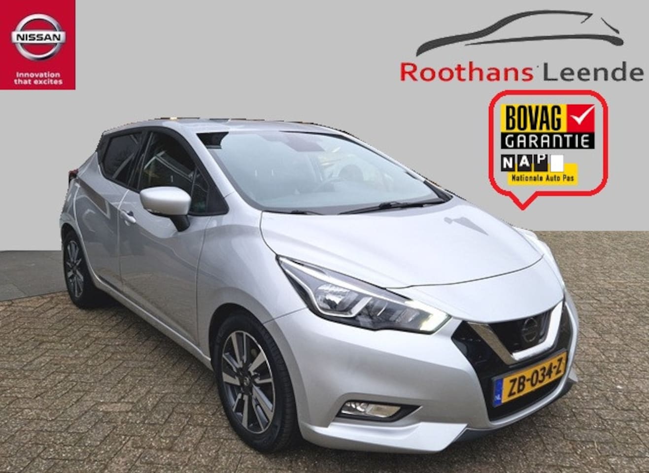 Nissan Micra - 1.0 100PK IG-Turbo N-Connecta - Navi - Camera -Android Auto & Apple Carplay - AutoWereld.nl