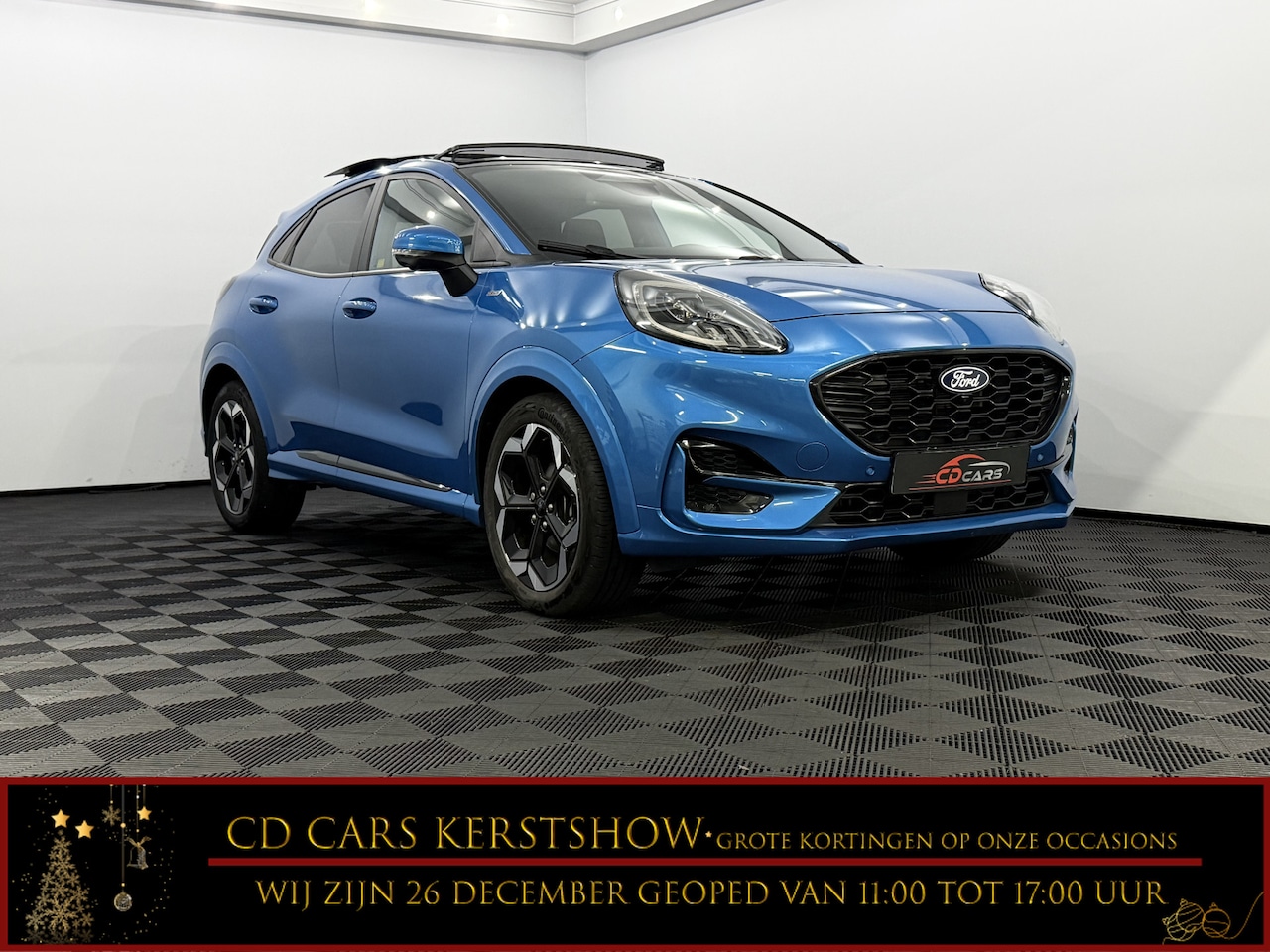 Ford Puma - 1.0 EcoBoost Hybrid ST-Line X Pano, Half leder, Navi, Camera, Keyless start, Cruise contro - AutoWereld.nl