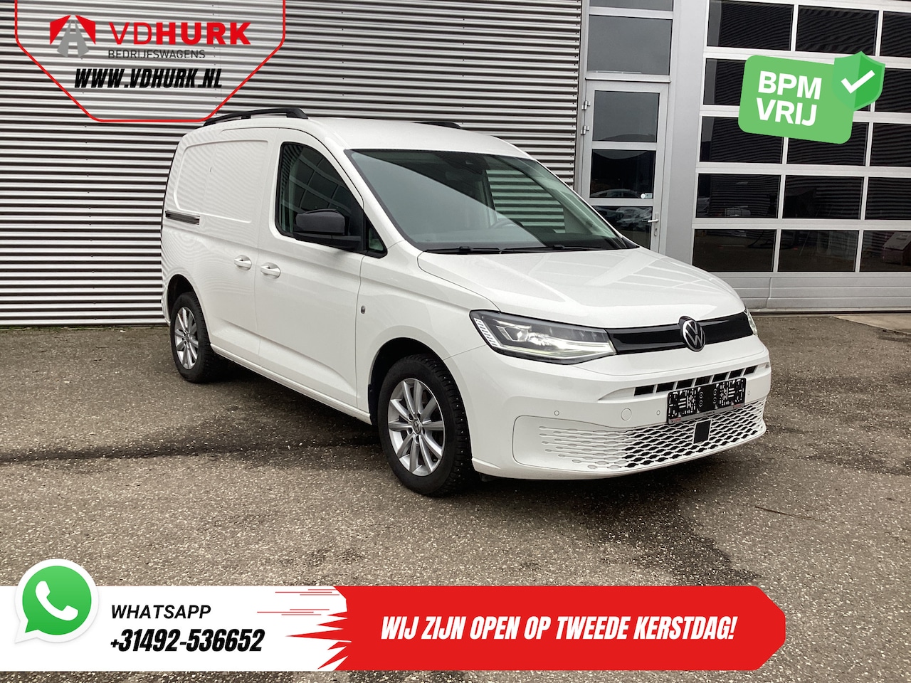 Volkswagen Caddy Cargo - 2.0 TDI 125 pk DSG Aut. LED/ Dealer Ond./ Standkachel/ Stoelverw./ Carplay/ Camera/ PDC/ L - AutoWereld.nl
