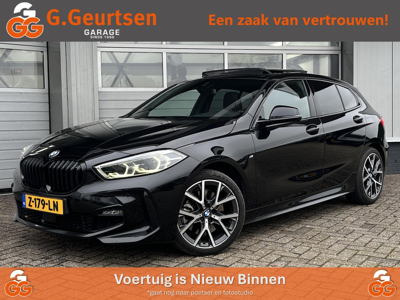 BMW 1-serie - 120i M Sport 120i M-sport, High Executive, Panoramadak, Trekhaak, LED koplampen, - AutoWereld.nl