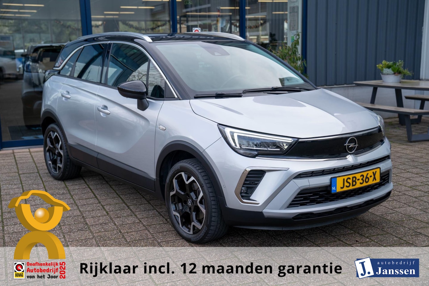 Opel Crossland - 1.2 Turbo Elegance|Prijs rijklaar incl 12 mnd garantie|Camera Navi Ledverlichting Keyless - AutoWereld.nl