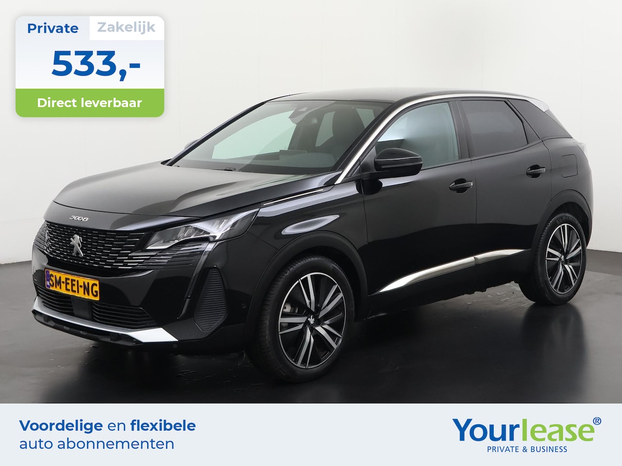 Peugeot 3008 - 1.6 HYbrid 225 Allure Pack | All-in 533,- Private Lease | Direct uit voorraad - AutoWereld.nl