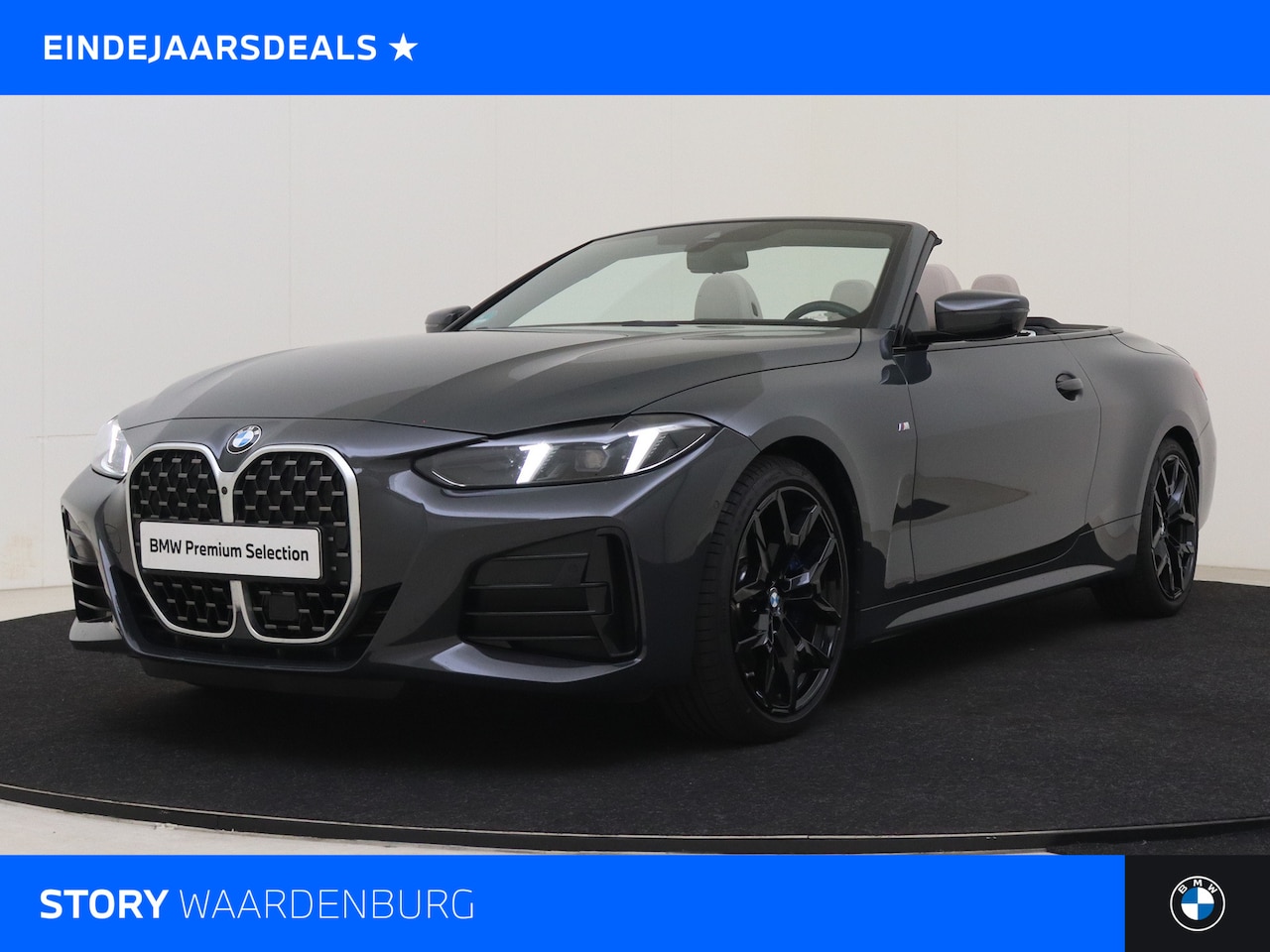 BMW 4-serie Cabrio - 420i High Executive M Sport Automaat / M Adaptief onderstel / Stuurverwarming / Comfort Ac - AutoWereld.nl