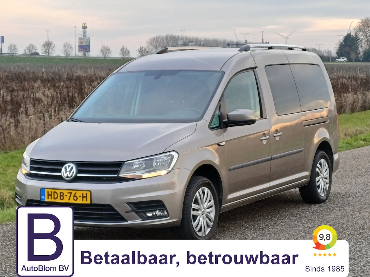 Volkswagen Caddy Maxi - 5-Pers 1.4 TSI Trendline /Ideaal als camper!/Trekh./Navi/Clima/Cruise/ - AutoWereld.nl