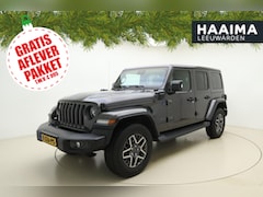 Jeep Wrangler Unlimited - 4xe 380 80th Anniversary Automaat |Front & rear camera | Adaptieve cruise control | Stoel
