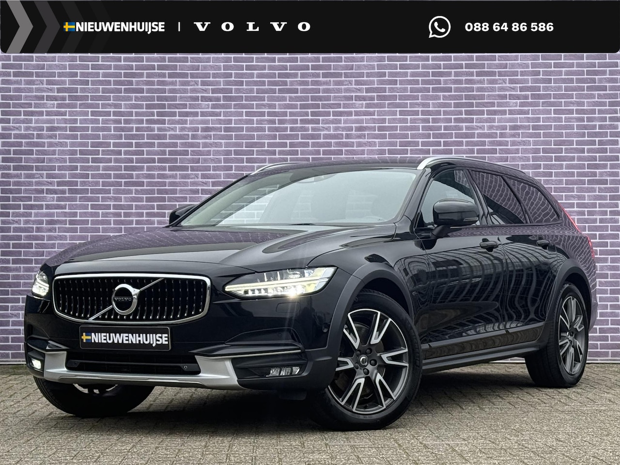 Volvo V90 Cross Country - 2.0 T5 AWD Pro | Trekhaak | Stoel/stuur verwarming | Standkachel | Memory | Intellisafe su - AutoWereld.nl