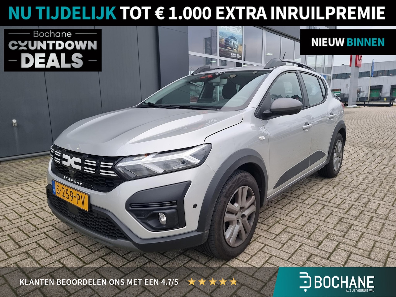 Dacia Sandero Stepway - 1.0 TCe 100 ECO-G Expression | Navigatie | Trekhaak | Achteruirijcamera | - AutoWereld.nl