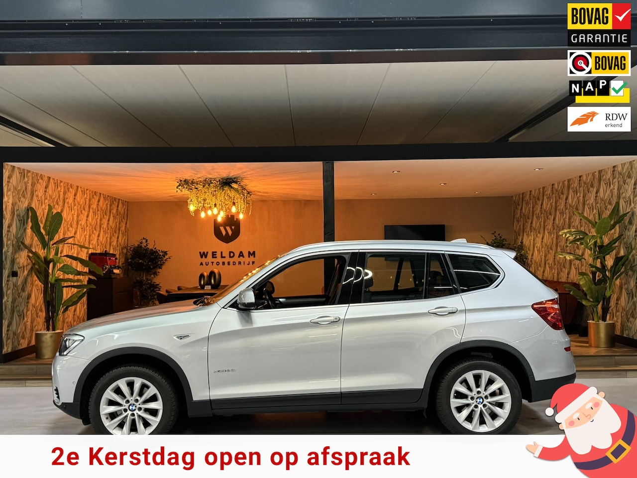 BMW X3 - XDrive20i Advantage Garantie Leder Keyless Elek. Achterklep Cruise Clima Navi Rijklaar - AutoWereld.nl