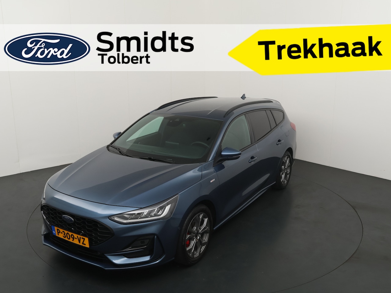 Ford Focus Wagon - 125PK EcoBoost Hybrid ST Line Style | Trekhaak | Winterpack | Park. sens V+A | AR camera | - AutoWereld.nl