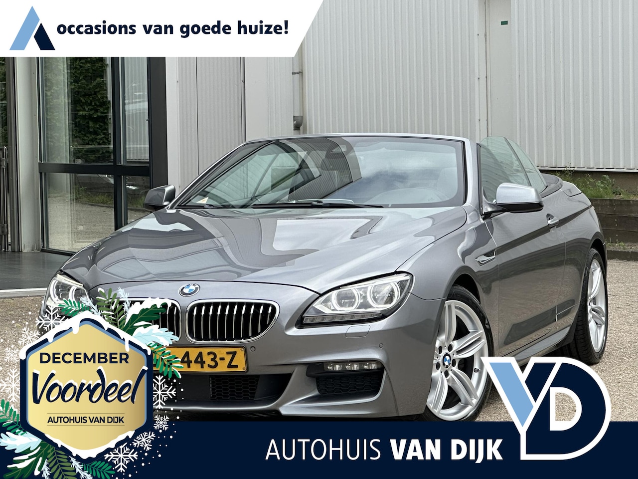 BMW 6-serie Cabrio - 640i High Executive M-Pakket | NL Auto/2e Eign./Voll.Historie/19"/Adapt.Cruise/Leder - AutoWereld.nl