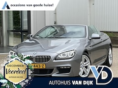 BMW 6-serie Cabrio - 640i High Executive M-Pakket | NL Auto/2e Eign./Voll.Historie/19"/Adapt.Cruise/Leder