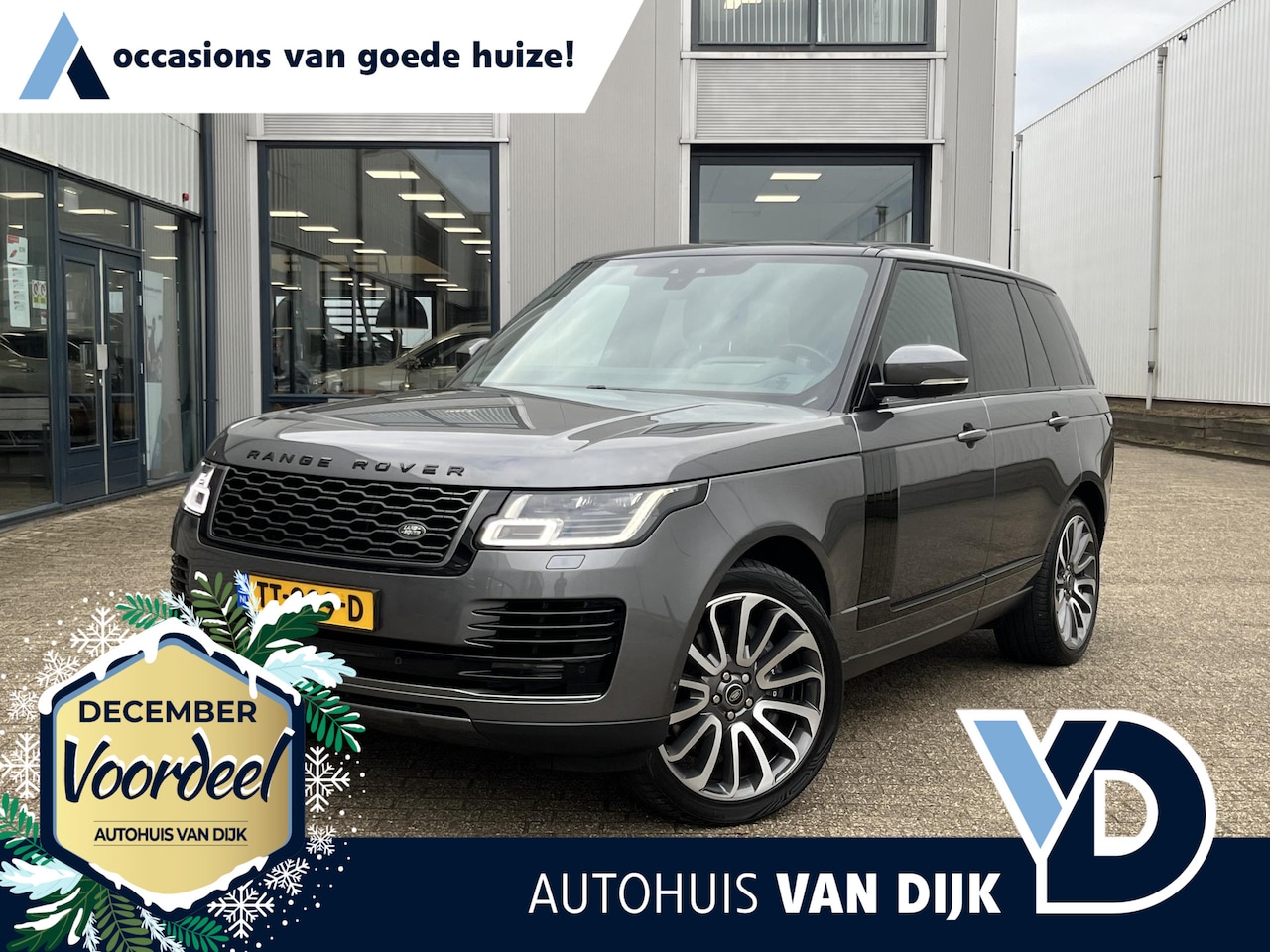 Land Rover Range Rover - 4.4 SDV8 Vogue Panaramadak / Historie / Luchtvering / Trekhaak / 22" velgen - AutoWereld.nl