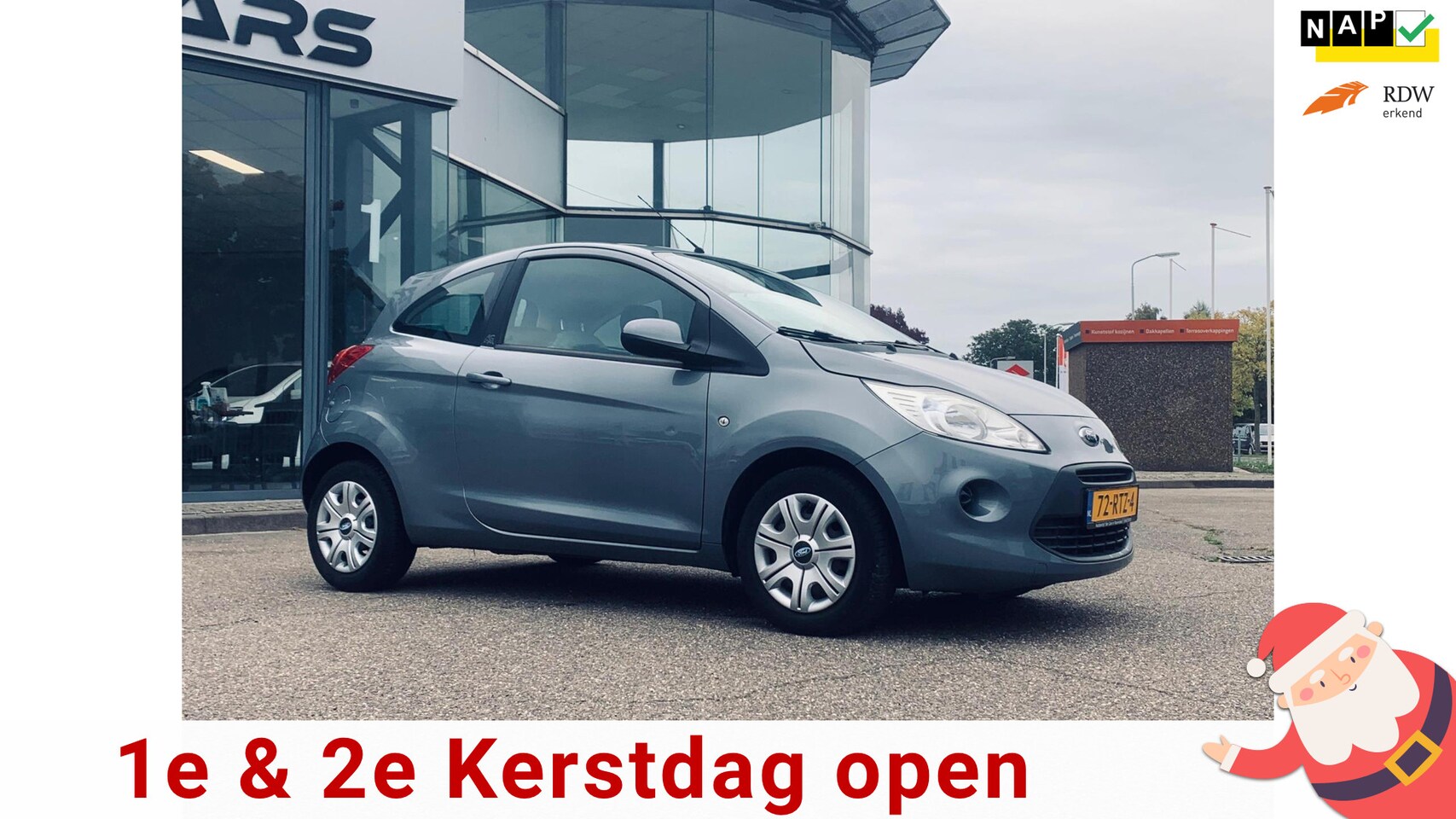 Ford Ka - 1.2 Cool & Sound start/stop, Airco, NAP, APK - AutoWereld.nl