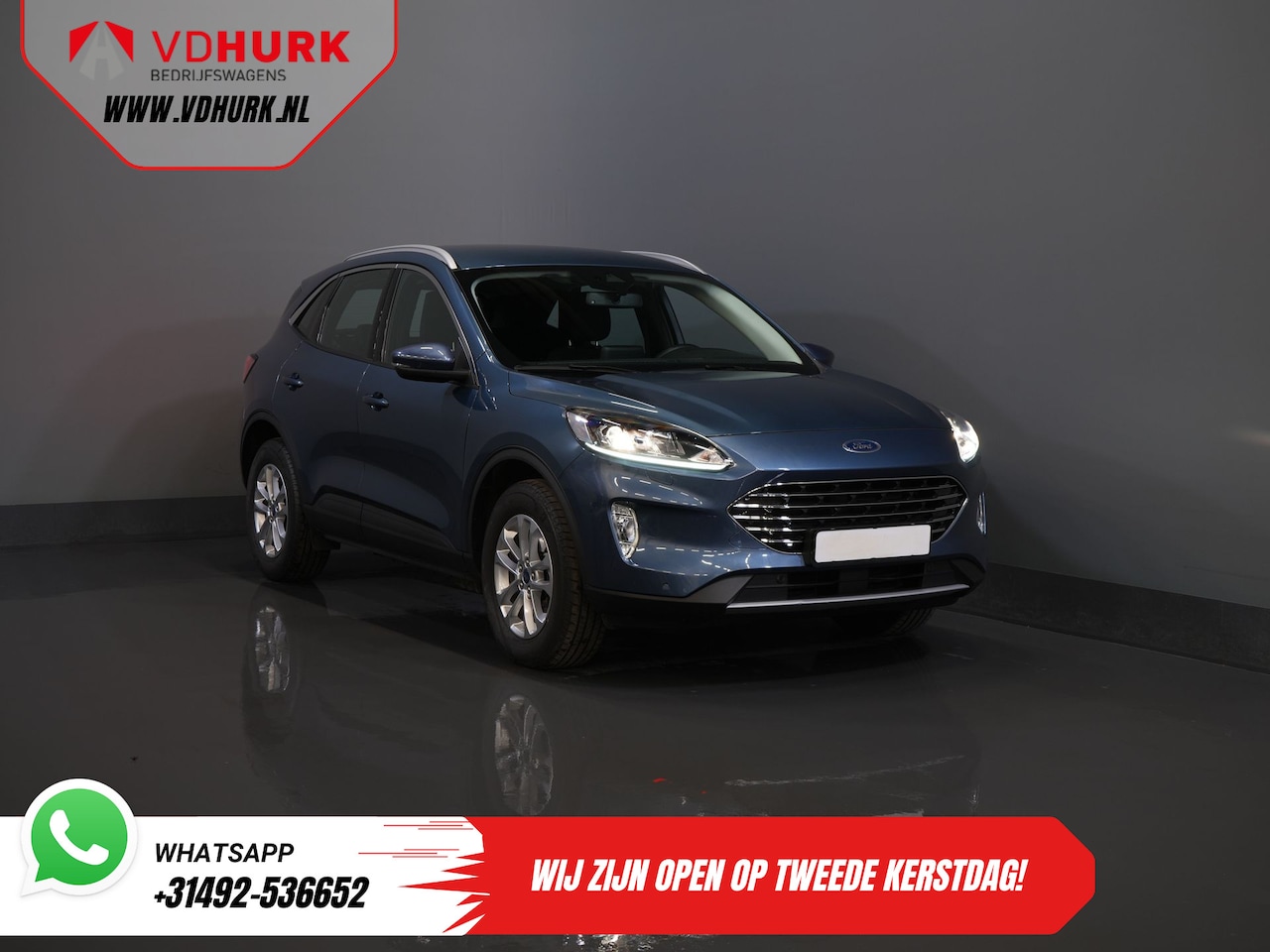 Ford Kuga - 2.5 PHEV 225 pk Titanium Navi/ Carplay/ Stoelverw./ Stuurverw./ Camera/ PDC/ Climate - AutoWereld.nl