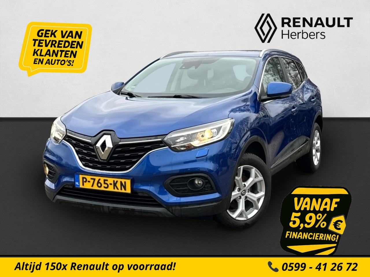 Renault Kadjar - 1.3 TCe Zen CRUISE / TREKHAAK / STOELVERW. - AutoWereld.nl