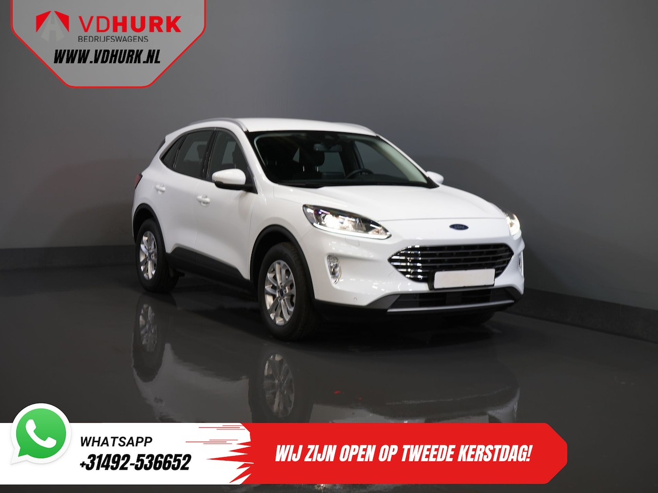 Ford Kuga - 2.5 PHEV 225 pk Titanium Navi/ Carplay/ Stoelverw./ Stuurverw./ Camera/ PDC/ Climate - AutoWereld.nl