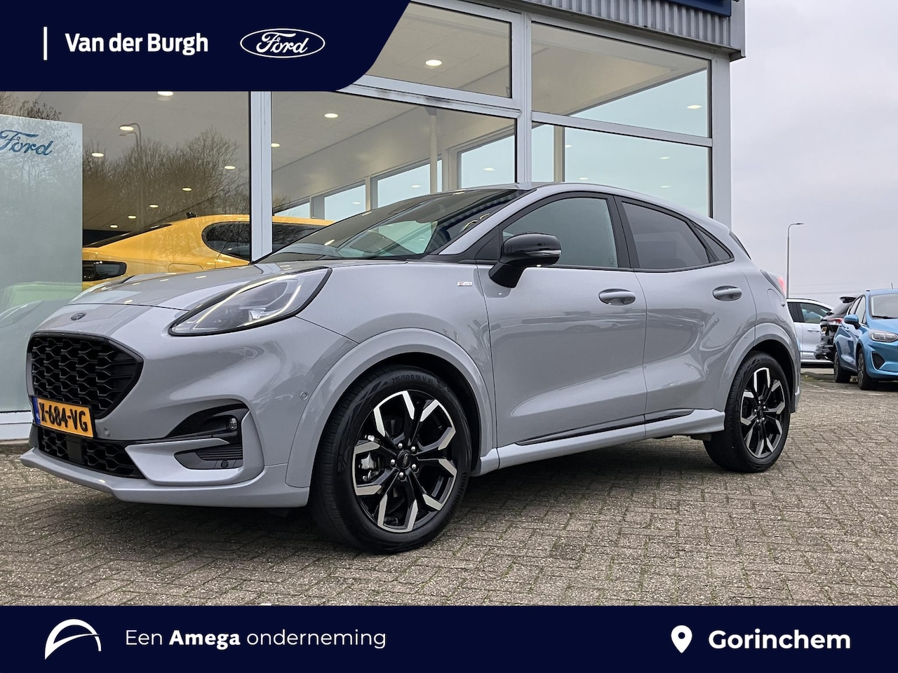 Ford Puma - ST-Line X 1.0 EcoBoost Hybrid 125pk Locatie: Gorinchem - Grey Matter - WinterPack - zwarte - AutoWereld.nl