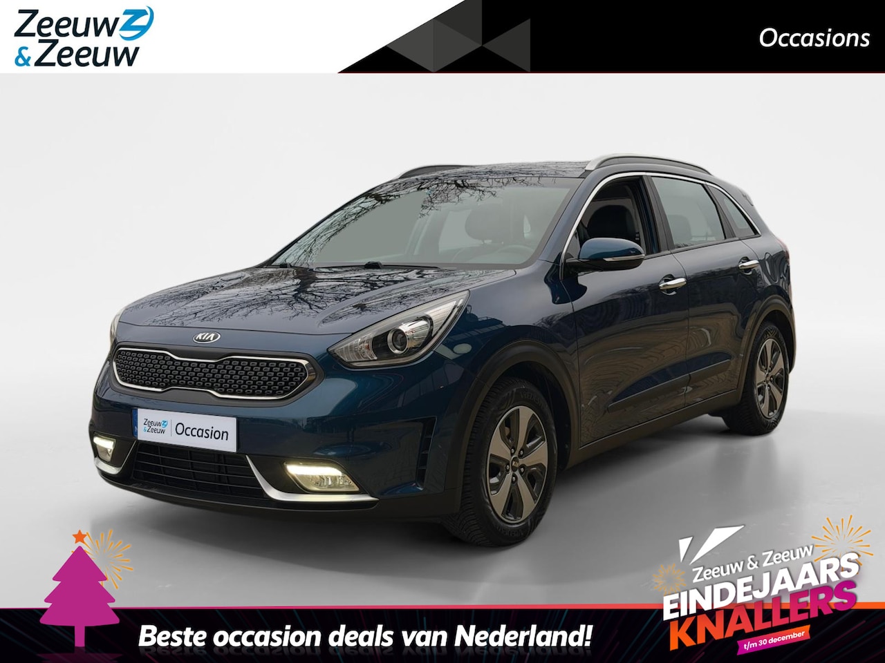 Kia Niro - 1.6 GDi Hybrid First Edition 100% dealer onderhouden ! | trekhaak | Climate Control | nett - AutoWereld.nl