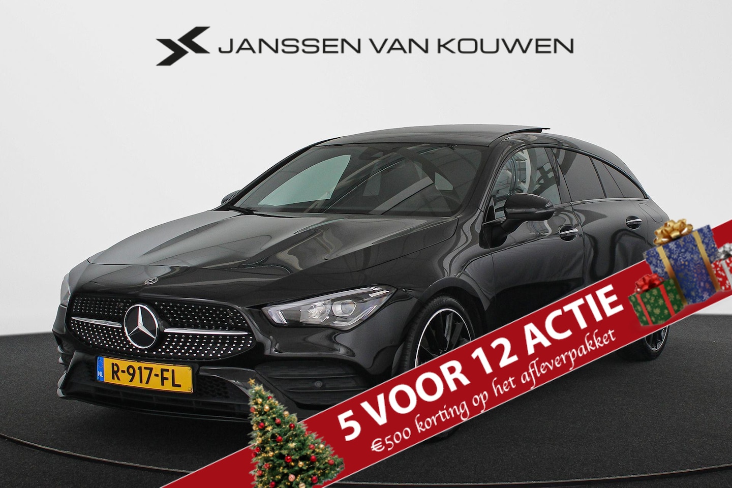 Mercedes-Benz CLA-klasse Shooting Brake - 200 AMG Line Panoramadak Widescreen Ambiente Stoelverwarming - AutoWereld.nl