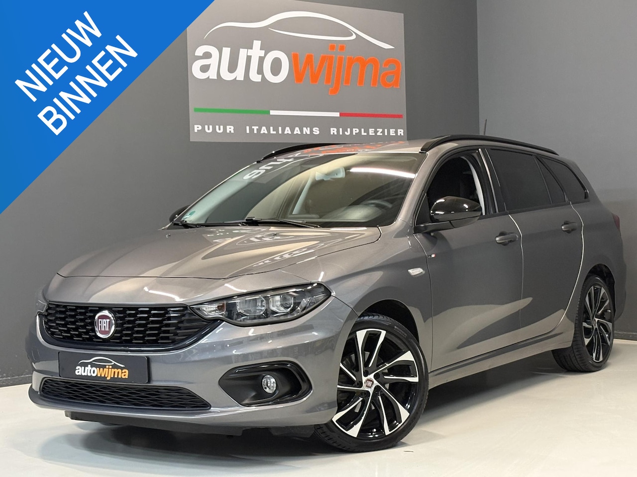 Fiat Tipo Stationwagon - 1.4 T-Jet 120pk 16v S-Design Xenon, Stoelverwarming, Trekhaak, 18Inch l.m.v. - AutoWereld.nl