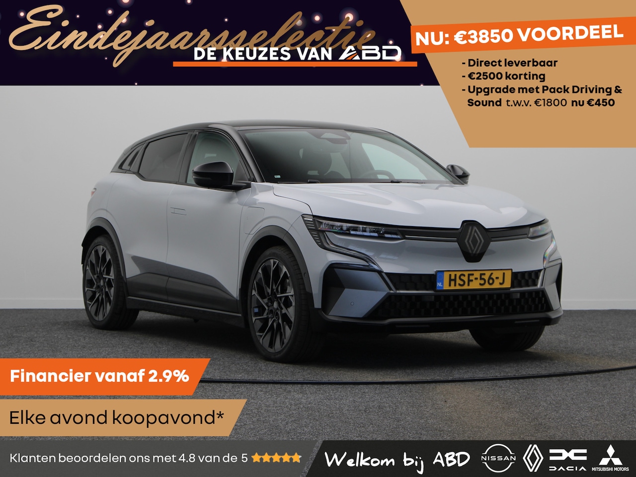 Renault Mégane E-Tech - Esprit Alpine Comfort range | Adaptive Cruise Control | Adaptive Vision LED koplampen met - AutoWereld.nl