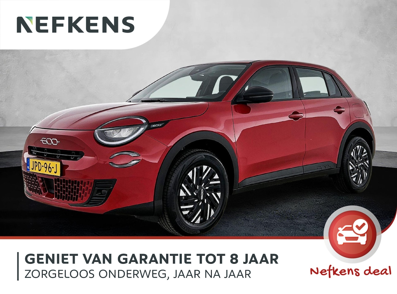 Fiat 600 - 1.2 Hybrid Pop 110pk Automaat | 3.395 VOORRAAD KORTING | 8 JAAR GARANTIE | NIEUW | Apple C - AutoWereld.nl